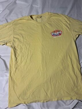 Ron Jon Surf Shop Tshirt Comfort Colors Yellow Panama City Sz L